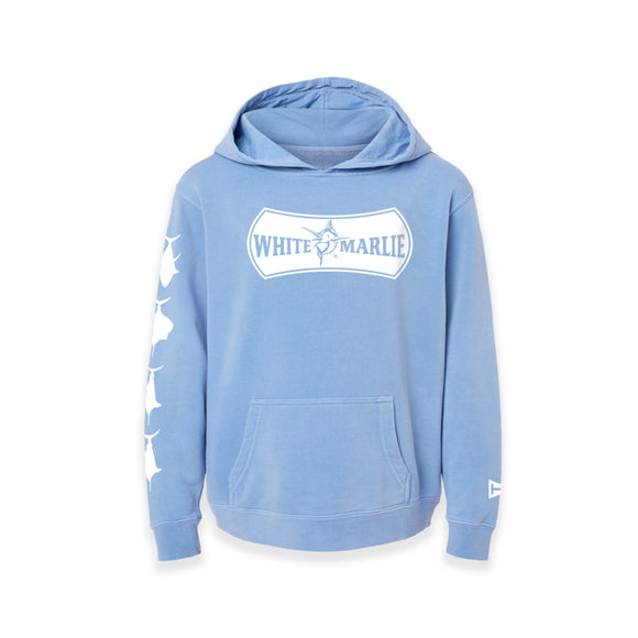 Youth Light Blue White Marlie Hoodie