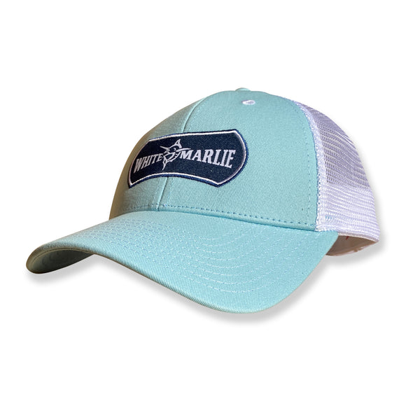 Frost Blue White Marlie Trucker Hat