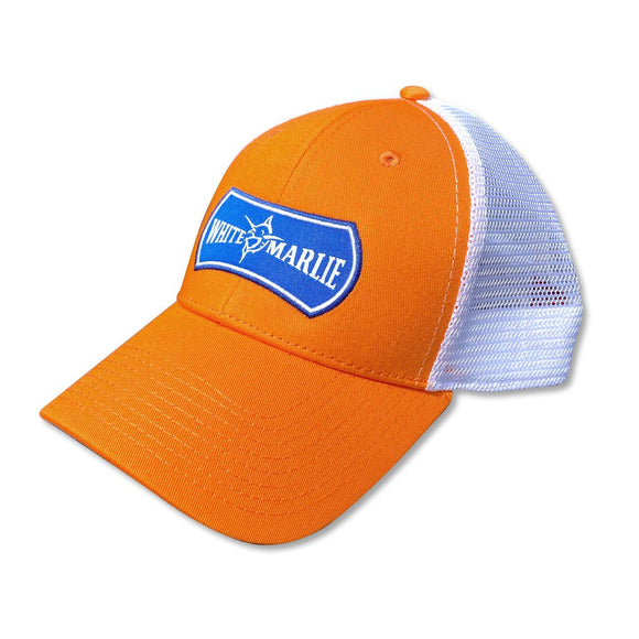 Orange White Marlie Trucker Hat