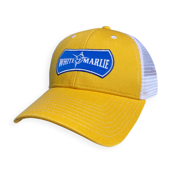 Yellow White Marlie Trucker Hat