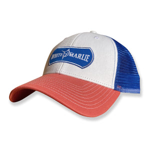 White/Royal Blue/Mango White Marlie Trucker Hat