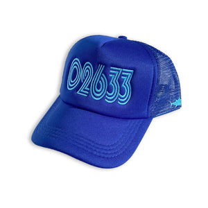 02633 Royal Blue Foam Trucker Hat