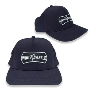 Navy Breathable White Marlie Trucker Hat